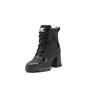 Sorel Women's Brex Heel Lace Boot - Black, Black US 5.5